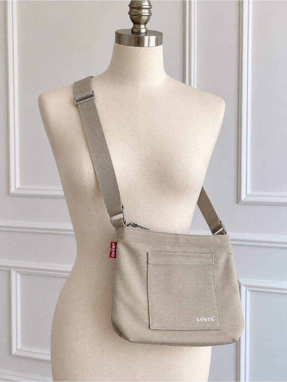 Levi's Mission Bay Tote Bag Shoulder Bag Gray
